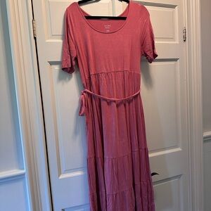 Isabel Maternity by Ingrid & Isabel Pink Midi Dress